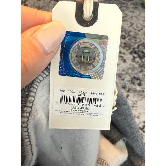 NEW Oklahoma University Sooners Sweat Shorts Men S Gray Fleece Lined Draw String - Picture 9 of 10